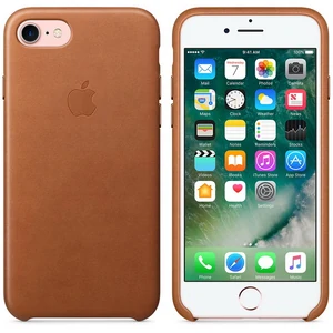 Колір: Коричневий - Чохол Apple iPhone 7 Leather Case Saddle Brown MMY22