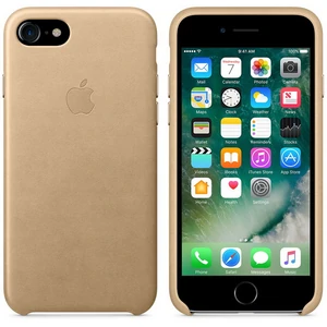 Колір: Бежевий - Чохол Apple iPhone 7 Leather Case Tan MMY72