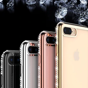Чохол Diamond Edge Silicone Gold для iPhone 7 Plus, iPhone 8 Plus