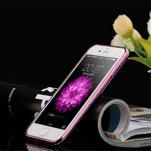 Чохол Diamond Edge Silicone Pink для iPhone 5, iPhone 5s