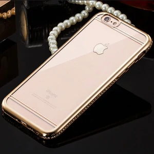 Чохол Diamond Edge Silicone Gold для iPhone 7, iPhone 8