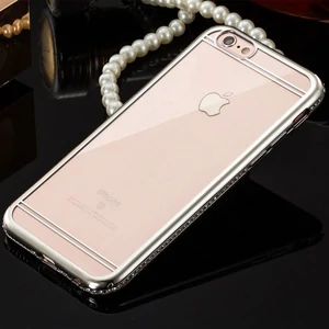 Чехол Diamond Edge Silicone Silver для iPhone 7, iPhone 8