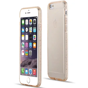 Колір: Золотий - Чохол TPU Fashion Case Swarovski для iPhone 6 Plus/iPhone 6s Plus (Gold)