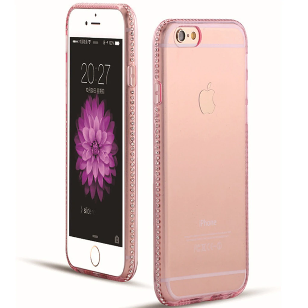 TPU чохол Fashion Case Swarovski для iPhone 6 Plus/iPhone 6s Plus (Rose)