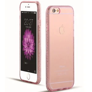 Колір: Рожевий - Чохол TPU Fashion Case Swarovski для iPhone 6 Plus/iPhone 6s Plus (Rose)