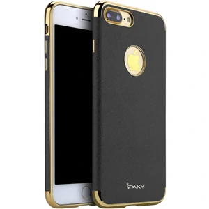 Чехол iPaky Leather TPU Chrome Black для iPhone 7 Plus