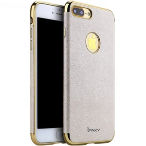 Цвет: Белый - Чехол iPaky Leather TPU Chrome White для iPhone 7 Plus