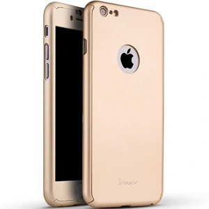 Цвет: Золотой - Защитная пленка Ipaky Full Protection Hard Case 360 Gold для iPhone 6, iPhone 6s