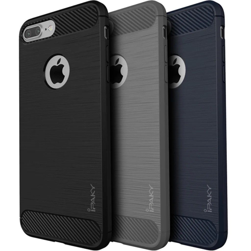 Чехол Ipaky TPU Shockproof Lasi Series Black для iPhone 7 Plus