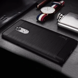 Цвет: Черный - Чехол Ipaky TPU Shockproof Lasi Series Black для Xiaomi Redmi Note 4
