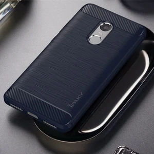 Цвет: Синий - Чехол Ipaky TPU Shockproof Lasi Series Blue для Xiaomi Redmi Note 4