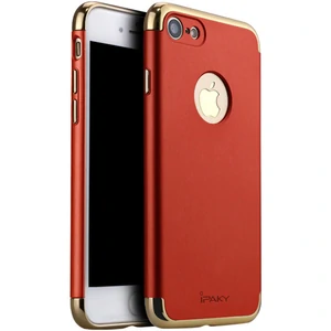 Цвет: Красный - Чехол iPaky Mattle TPU Chrome Red для iPhone 7