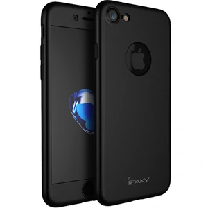 Цвет: Черный - Чехол iPaky Mattle TPU 360 Black для iPhone 7