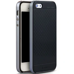 Колір: Чорний - Чохол Ipaky TPU + PC Frame Silicon Case Black для iPhone 5, iPhone 5s, iPhone SE