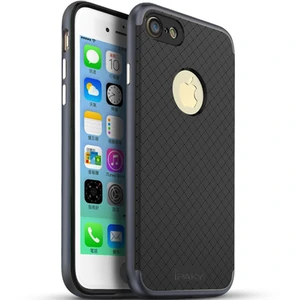 Цвет: Серый - Чехол Ipaky TPU+PC Frame Silicon Case Grey для iPhone 7