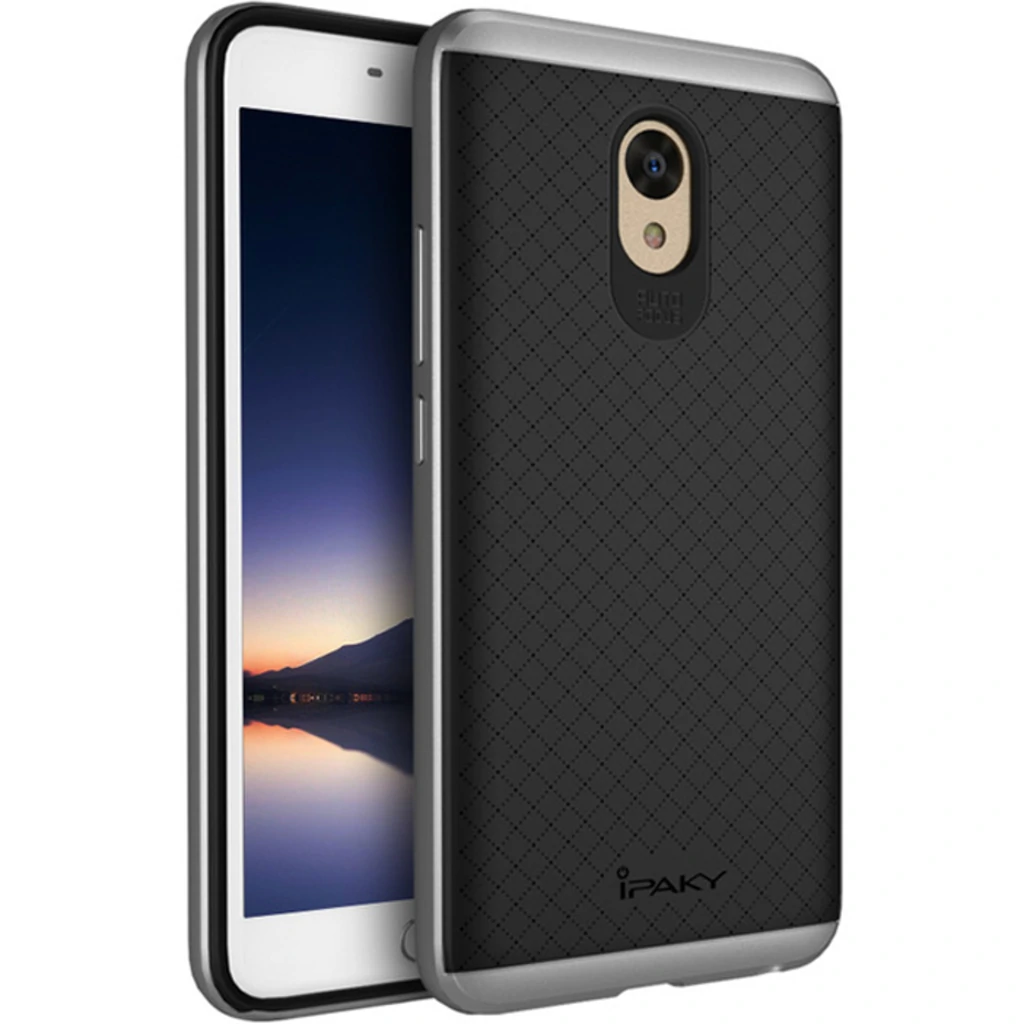 Чехол Ipaky TPU+PC Frame Silicon Case Grey для Meizu M5