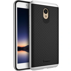 Цвет: Серебристый - Чехол Ipaky TPU+PC Frame Silicon Case Silver для Meizu M5