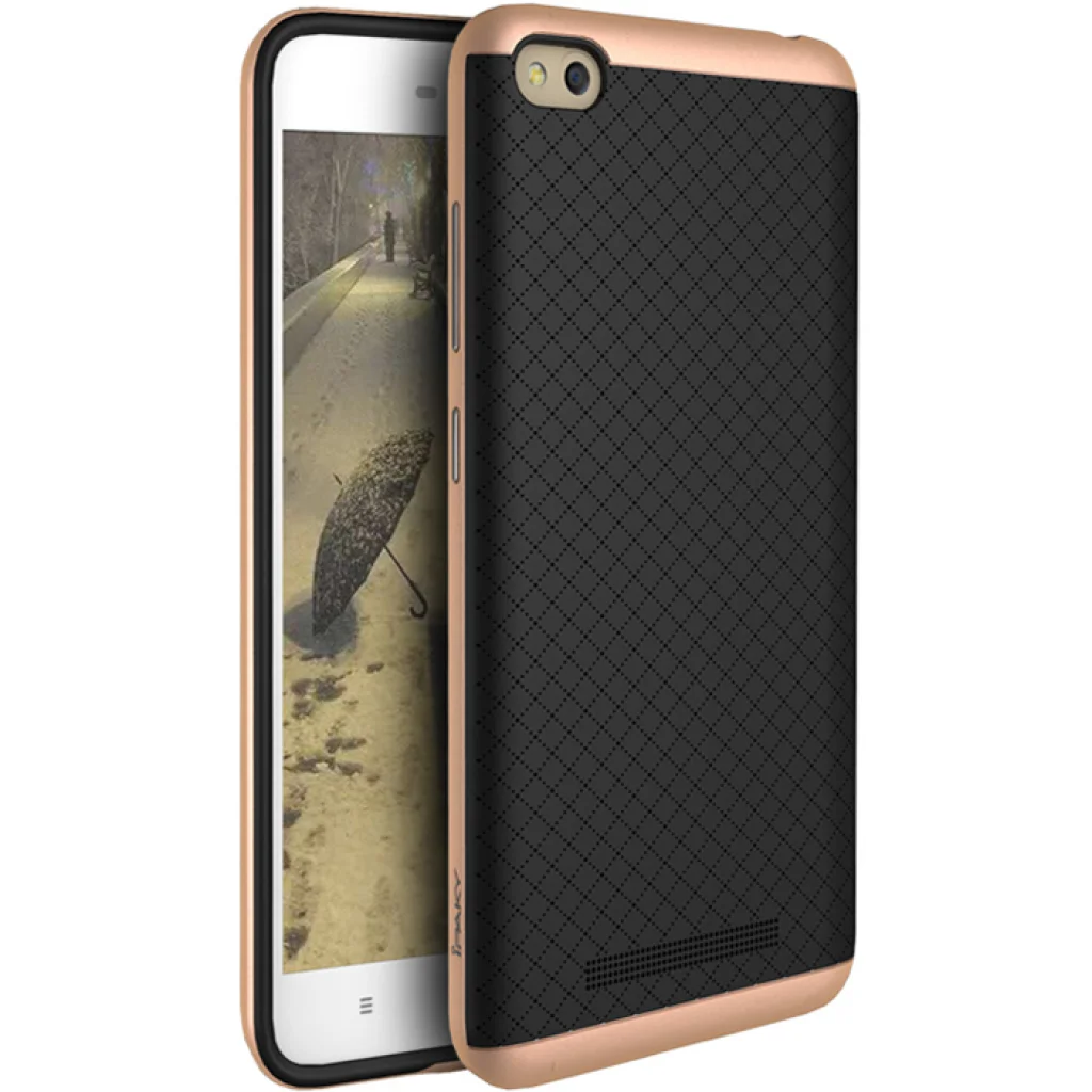 Чехол Ipaky TPU+PC Frame Silicon Case Rose Gold для Xiaomi Redmi 4a