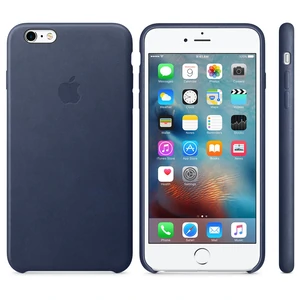 Чохол Apple iPhone 6s Plus Leather Case Midnight Blue MKXD2