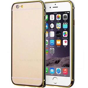 Цвет: Черный - Чехол Fashion Case Bumper Metal Black для iPhone 6 Plus, iPhone 6s Plus
