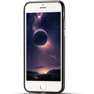 Цвет: Черный - Чехол Fashion Case Bumper Metal Black для iPhone 7