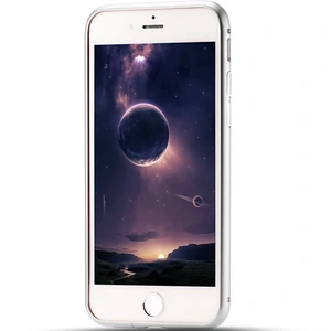 Цвет: Серебристый - Чехол Fashion Case Bumper Metal Silver для iPhone 7