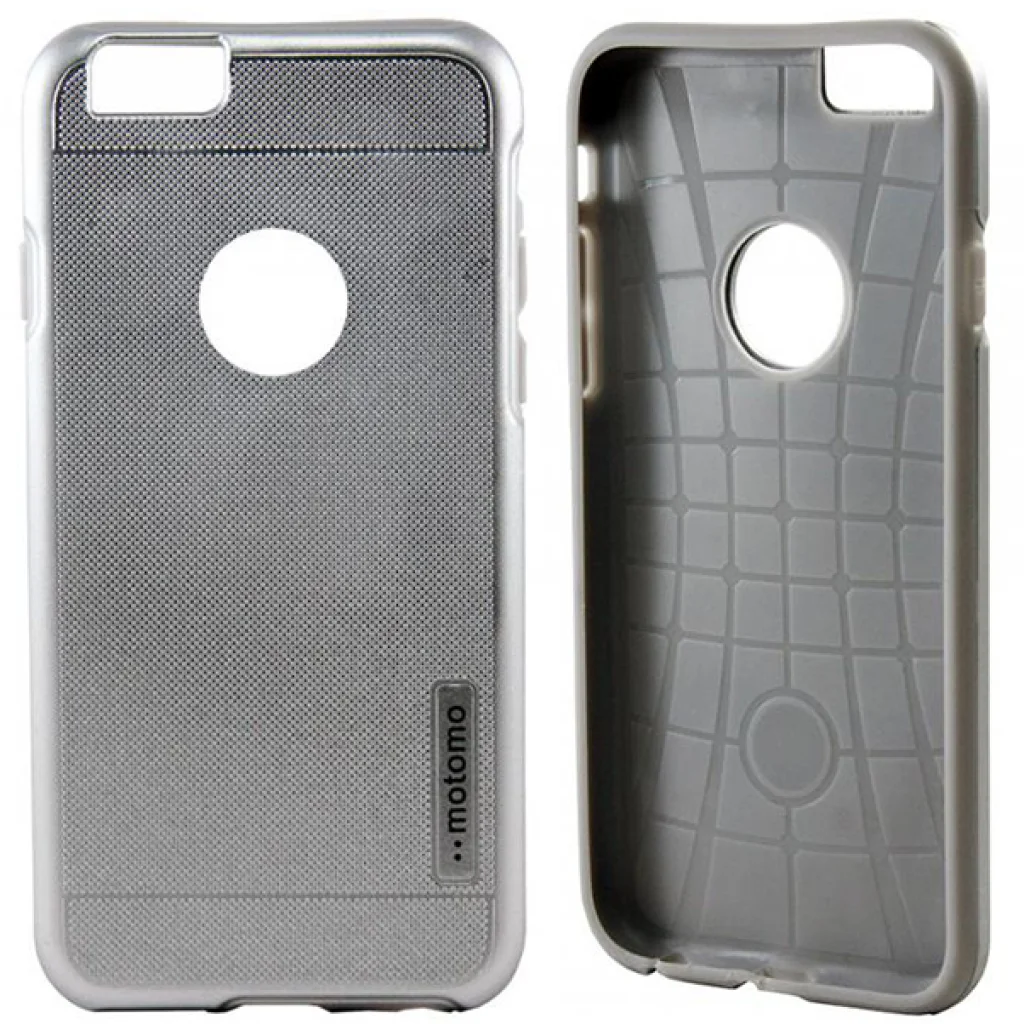 Накладка Motomo для iPhone 6/iPhone 6s, Silver