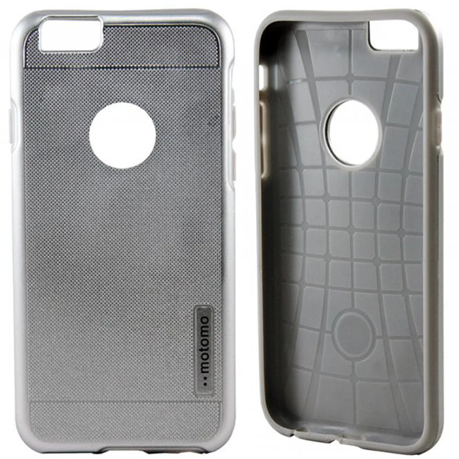 Накладка Motomo для iPhone 6/iPhone 6s, Silver