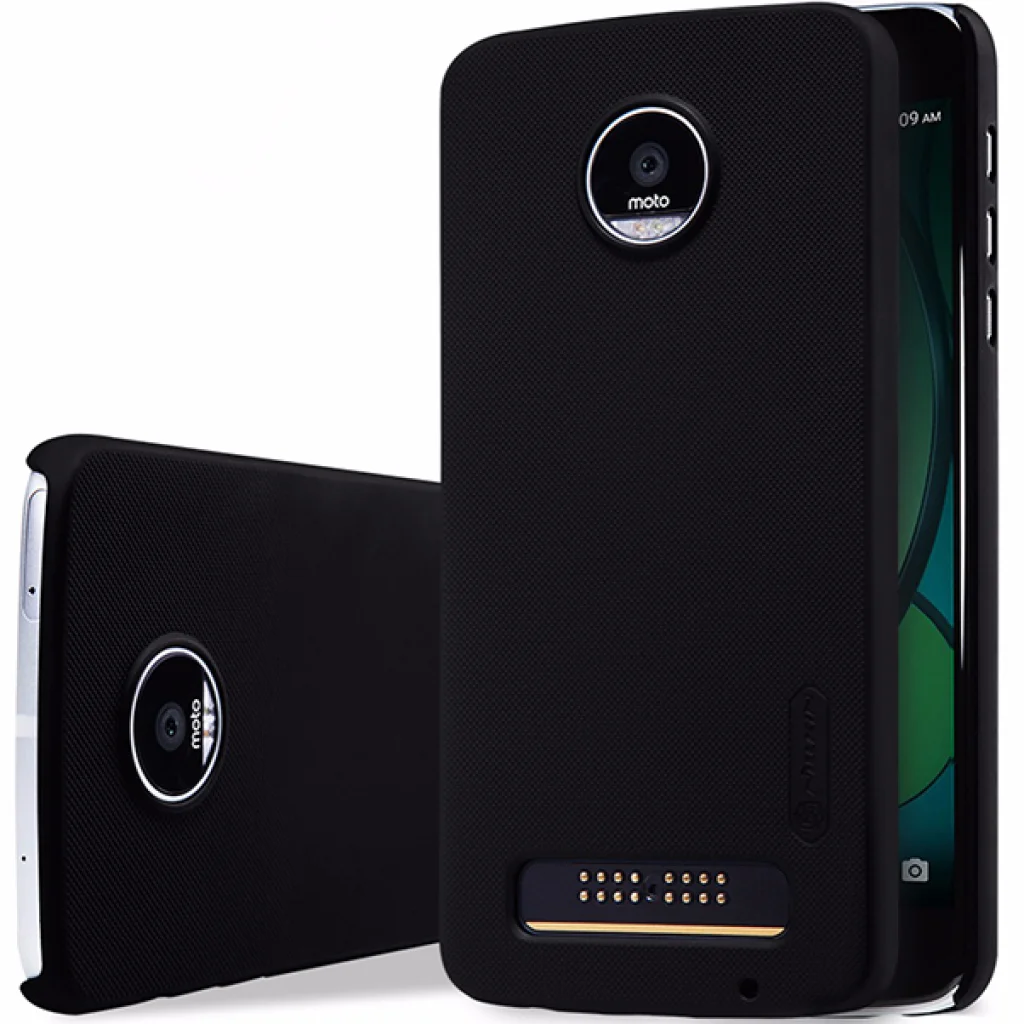 Чехол Nillkin Super Frosted Shield Black для Motorola Moto Z Play XT1635