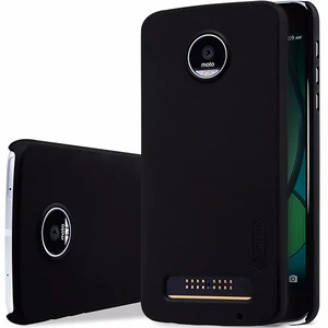 Цвет: Черный - Чехол Nillkin Super Frosted Shield Black для Motorola Moto Z Play XT1635
