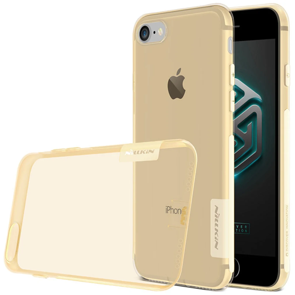 Чохол Nillkin Nature TPU Case Gold для iPhone 7, iPhone 8