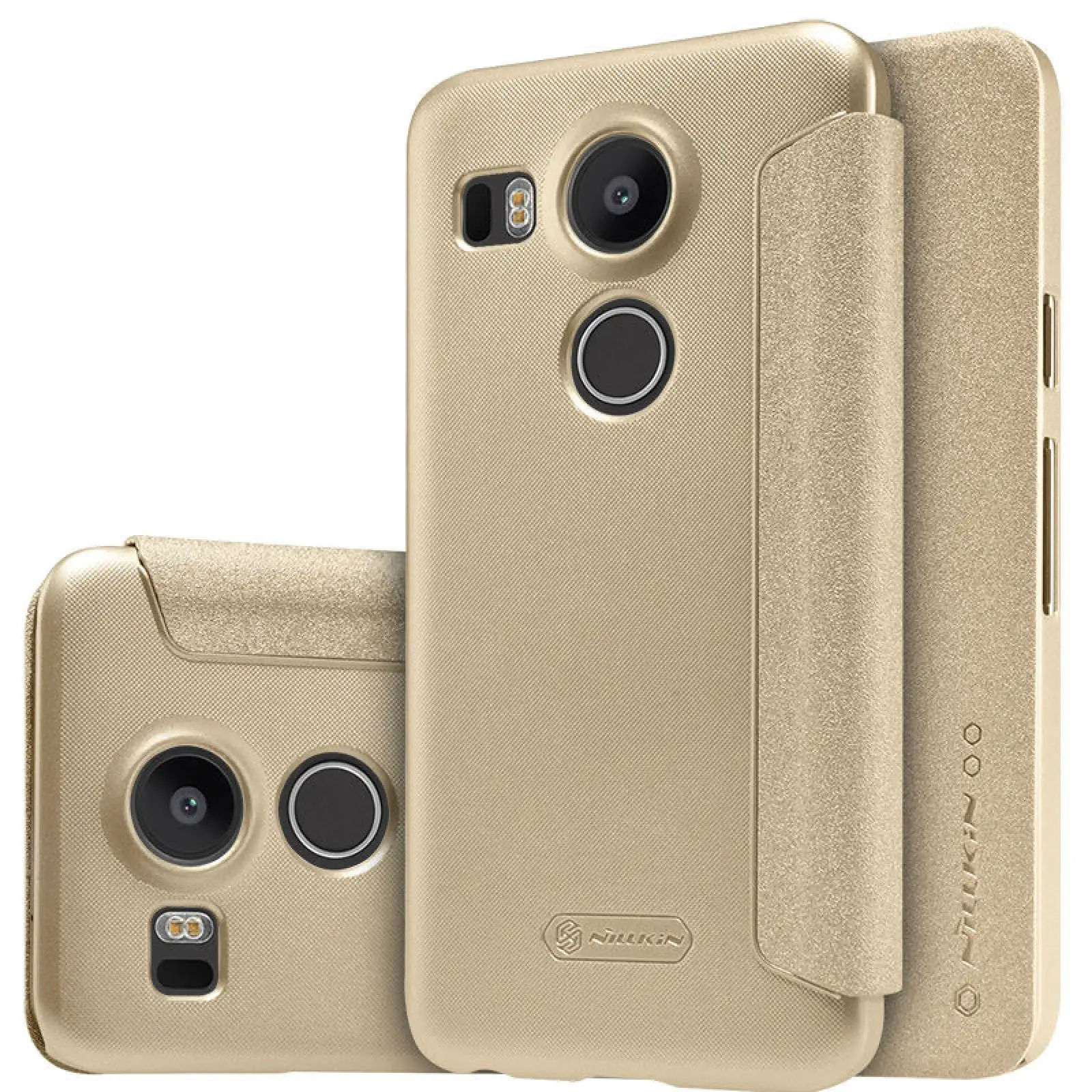 Чохол Nillkin Sparkle Leather Case Gold для LG Nexus 5x