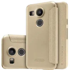 Чохол Nillkin Sparkle Leather Case Gold для LG Nexus 5x