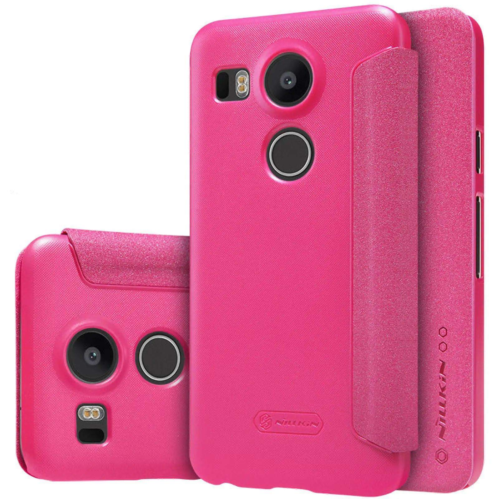 Чохол Nillkin Sparkle Leather Case Pink для LG Nexus 5x