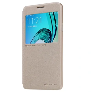 Колір: Золотий - Чохол Nillkin Sparkle Leather Case Gold для Samsung SM-A310 Galaxy A3 (2016)