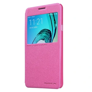 Колір: Червоний - Чохол Nillkin Sparkle Leather Case Red для Samsung SM-A310 Galaxy A3 (2016)