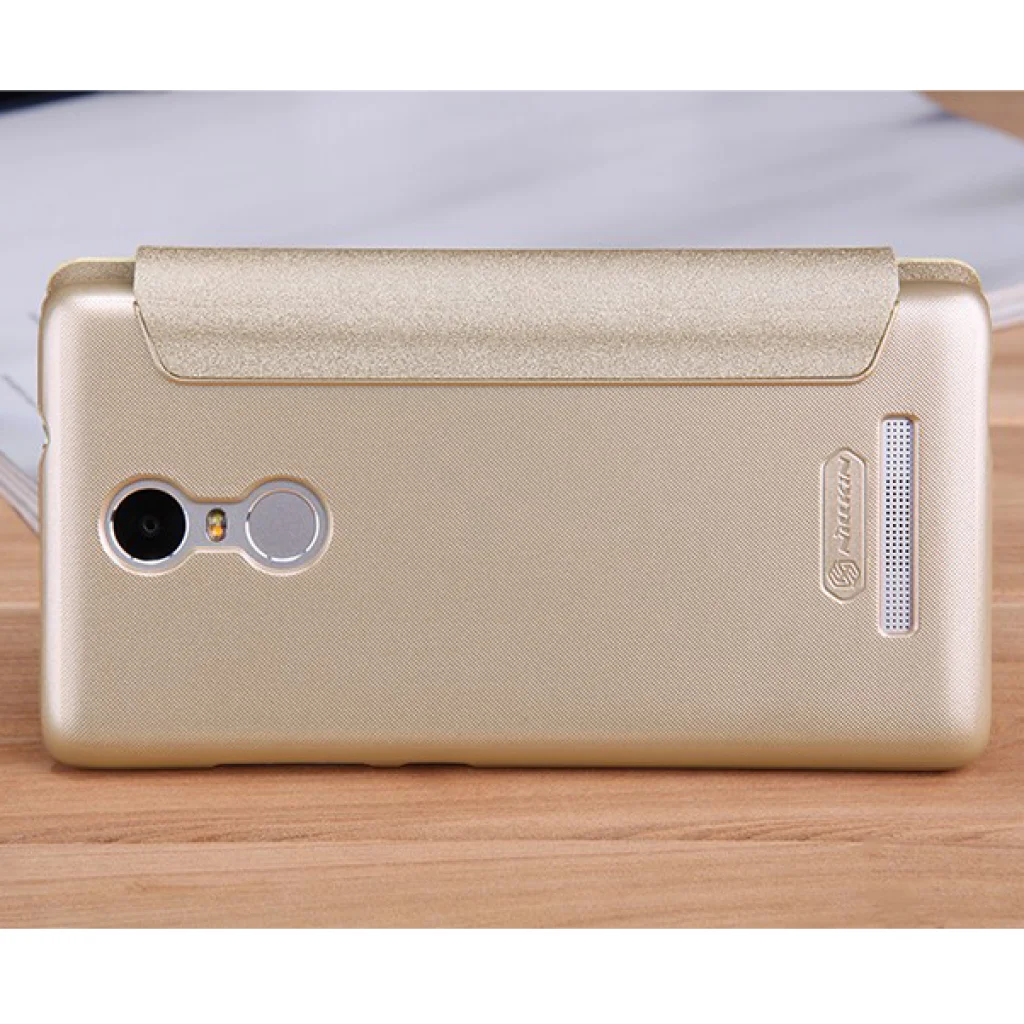 Чехол Nillkin Sparkle Leather Case Gold для Xiaomi Redmi Note 3, Xiaomi Redmi Note 3 Pro