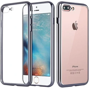 Цвет: Черный - Чехол Mocolo Electroplating TPU Black для iPhone 7 Plus, iPhone 8 Plus