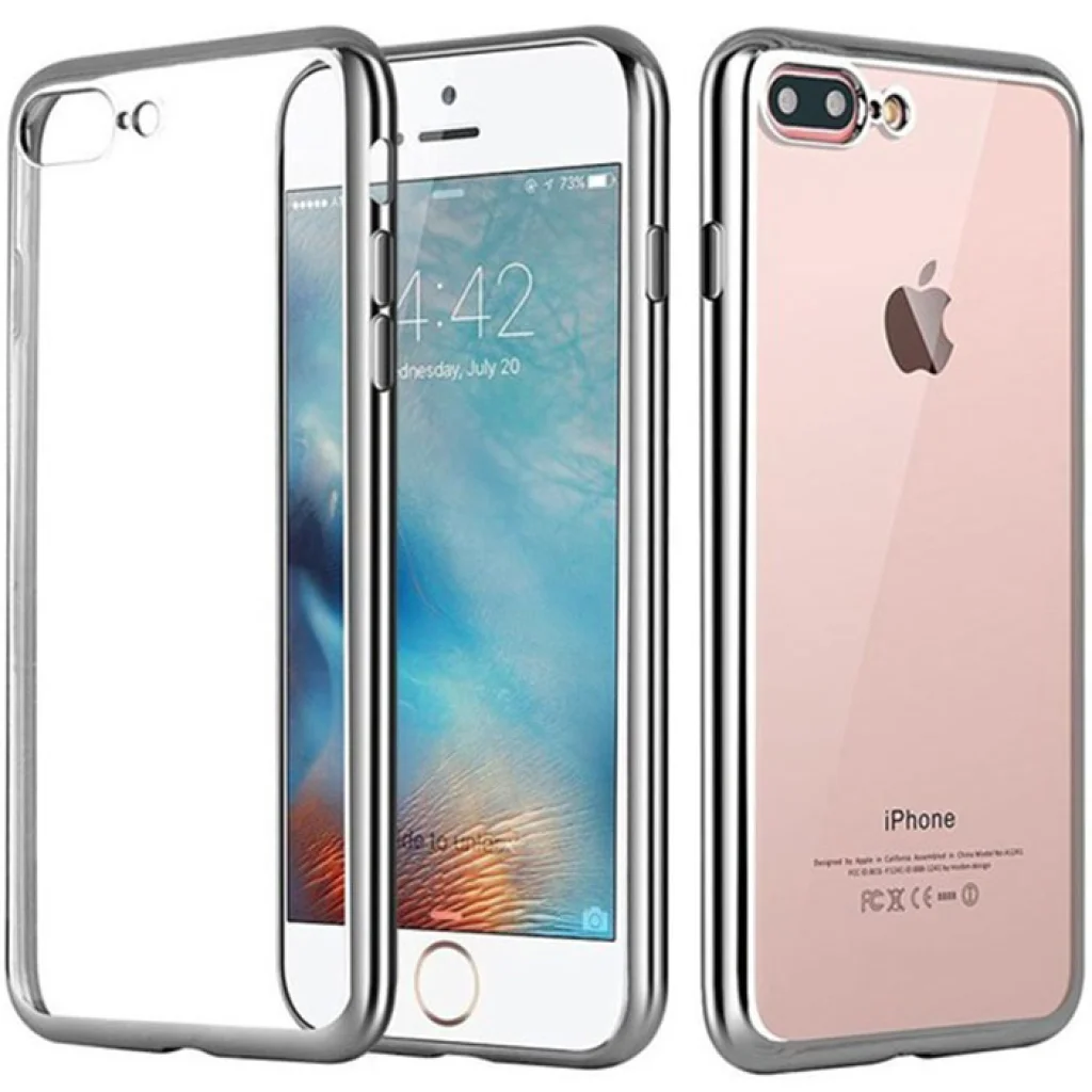 Накладка Mocolo Electroplating TPU Silver для iPhone 7 Plus, iPhone 8 Plus