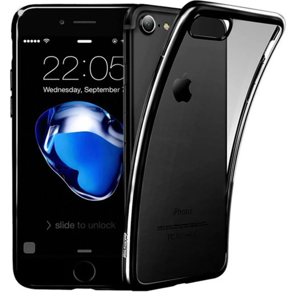 Накладка Mocolo Electroplating TPU Black для iPhone 7, iPhone 8