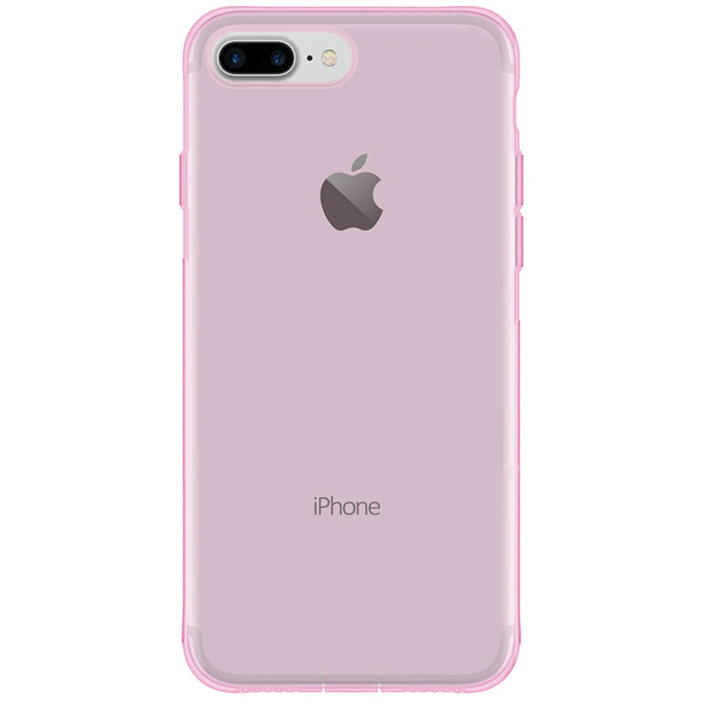 Накладка Ultra Thin Silicon Remax 0.2 mm Pink для iPhone 7 Plus, iPhone 8 Plus