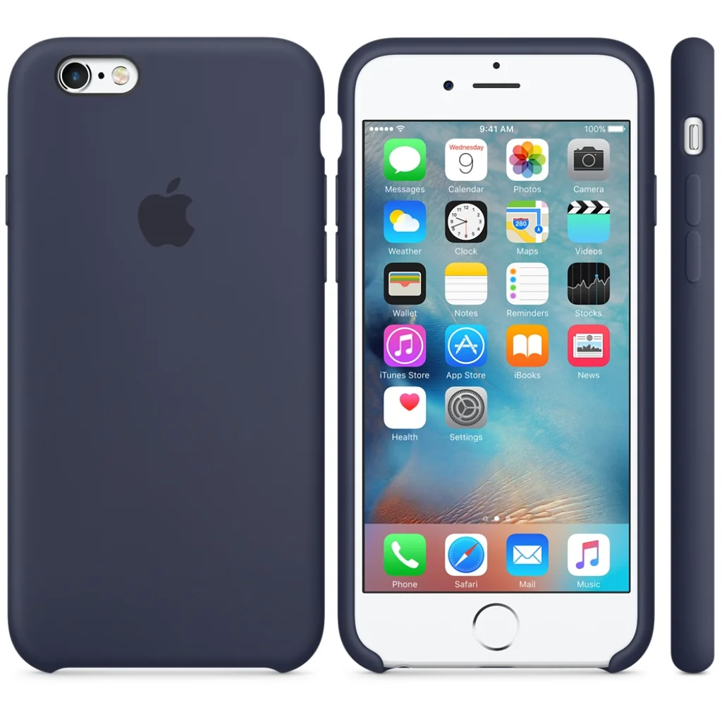 Чехол Apple iPhone 6s Silicone Case Midnight Blue MKY22