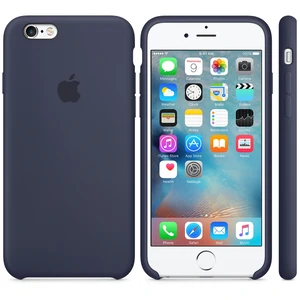 Цвет: Синий - Чехол Apple iPhone 6s Silicone Case Midnight Blue MKY22