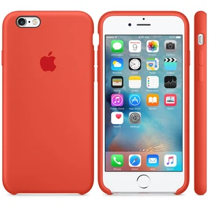 Цвет: Оранжевый - Чехол Apple iPhone 6s Silicone Case Orange MKY62