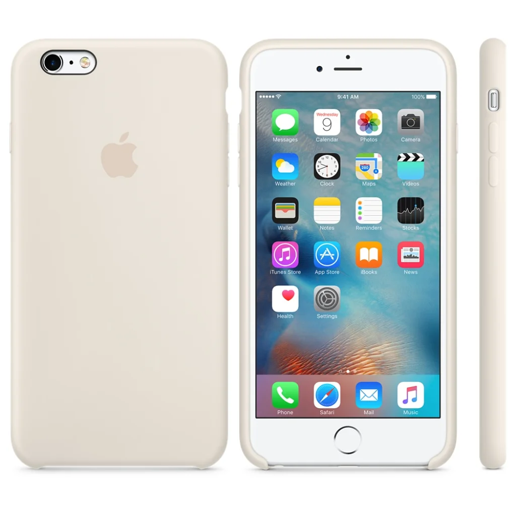 Чохол Apple iPhone 6s Plus Silicone Case Antique White MLD22
