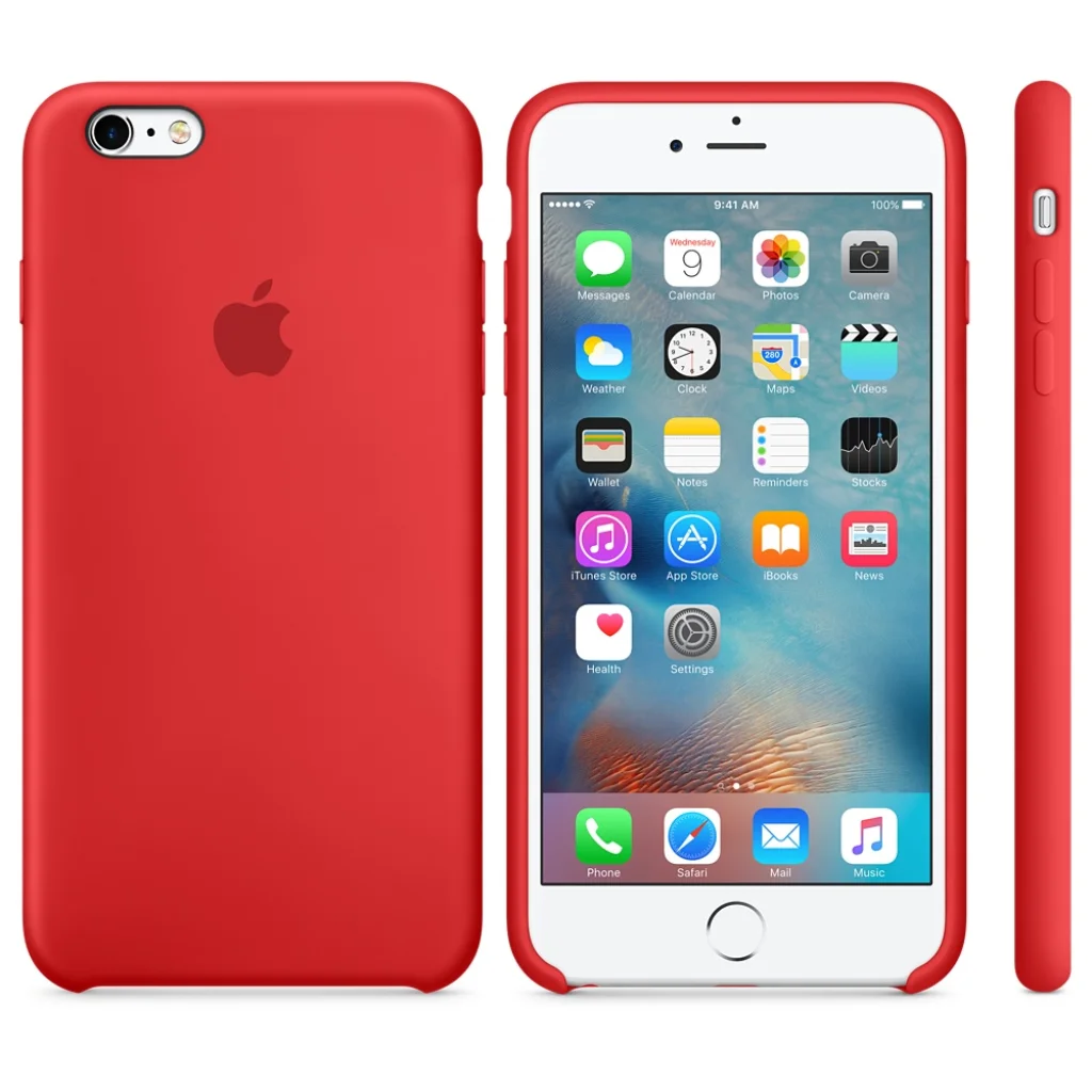 Чохол Apple iPhone 6s Plus Silicone Case Product Red MKXM2