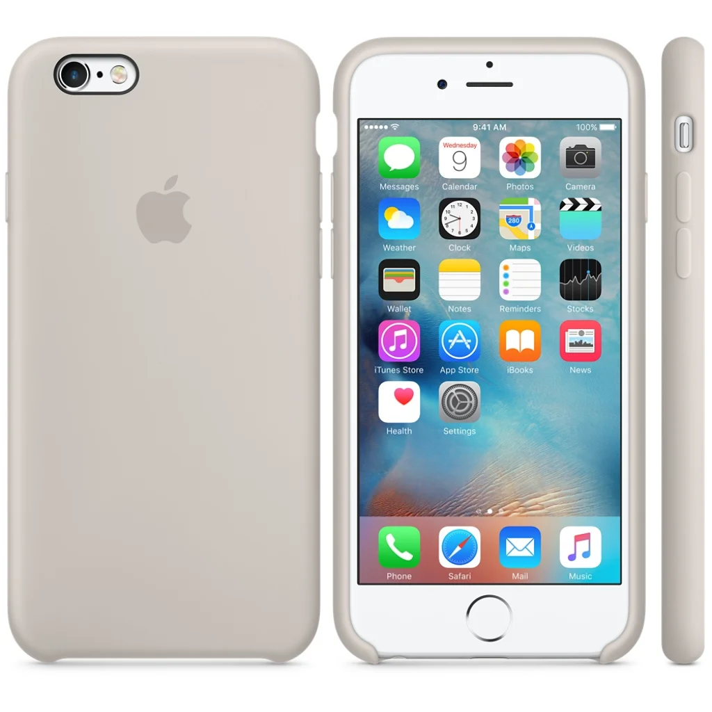 Чохол Apple iPhone 6s Silicone Case Stone MKY42