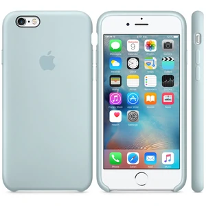 Цвет: Голубой - Чехол Apple iPhone 6s Silicone Case Tirquoise MLCW2