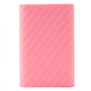 Колір: Рожевий - Чохол Protector Silicone Case Pink для Xiaomi Mi 10000mAh PowerBank