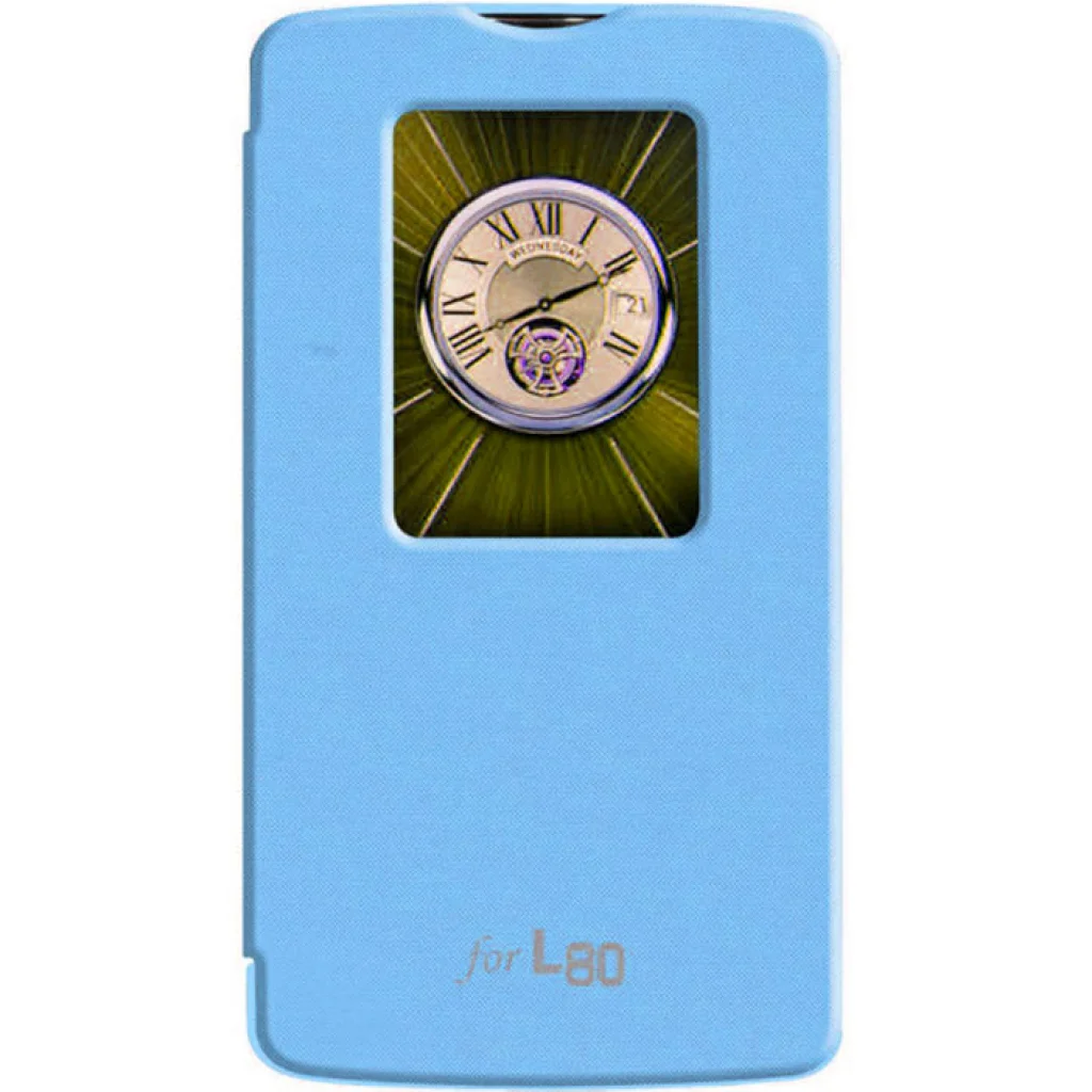 Чехол VOIA Flip Case Blue для LG Optimus L80 Dual D380